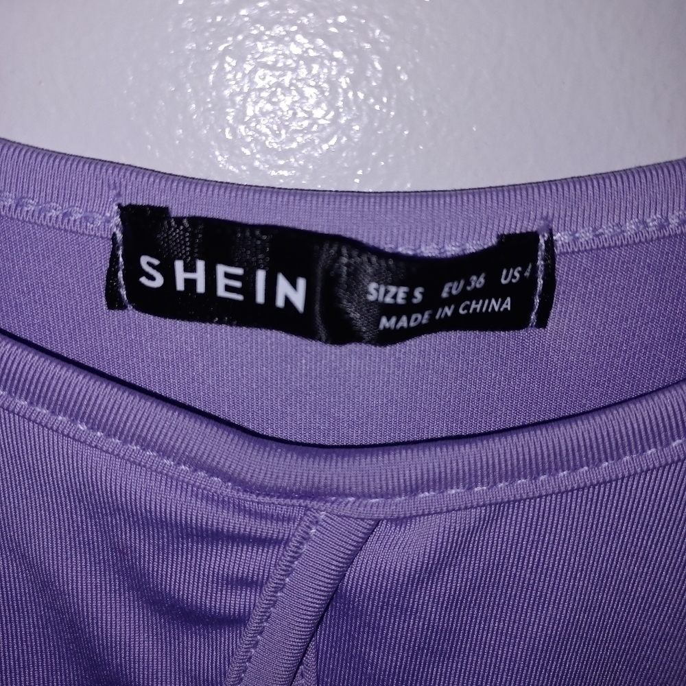 Lavender - Keyhole Chest- Midsection - Mini Dress - W Sz Small-4 - Picture 5 of 7